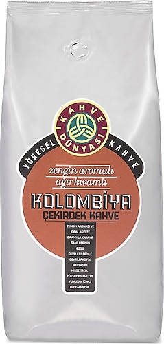 Kahve Dünyası Kolombiya Kavrulmuş 1000 gr Çekirdek Kahve