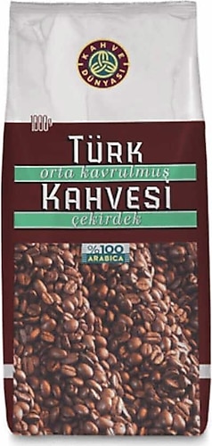 Kahve Dünyası Orta Kavrulmuş Çekirdek Türk Kahvesi 1 kg