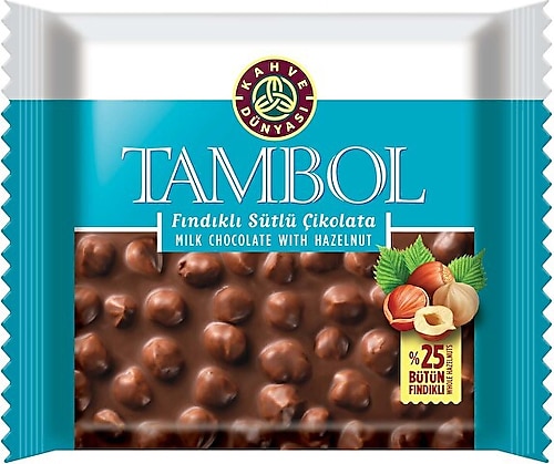 Kahve Dünyası Tambol Fındıklı Sütlü Çikolata 77 Gr