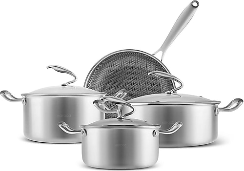 Karaca 5Ply PowerSteel 7 Parça Tencere Seti
