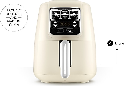 Karaca Air Pro Cook Köz XL Airfryer 4 lt Yağsız Fritöz