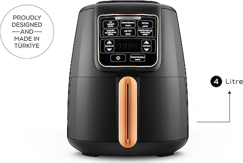 Karaca Air Pro Cook XL 2in1 Airfryer 4 lt Konuşan Yağsız Fritöz