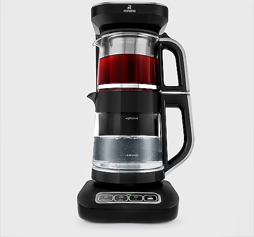 Karaca Çaysever Robotea Pro Connect 4in1 2500 W Konuşan Cam Çay Makinesi