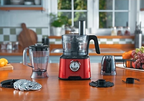 Karaca Mastermaid Power Multifunctional 10 in 1 2000 W Gıda Hazırlama Seti Kırmızı