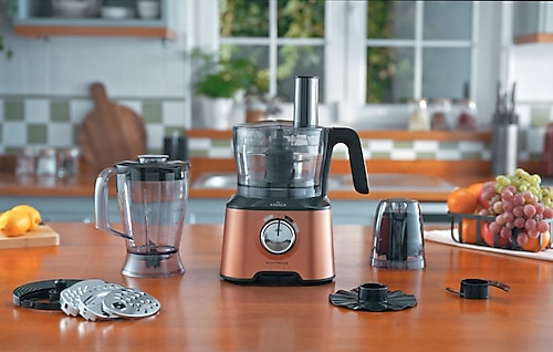 Karaca Mastermaid Power Multifunctional 10 in 1 Bronzy 2000 W Gıda Hazırlama Seti Bronz