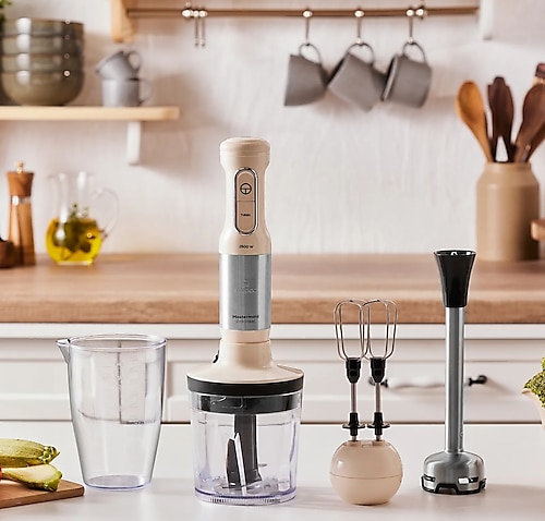 Karaca Mastermaid Prosteel 1500 W Krem Blender Seti