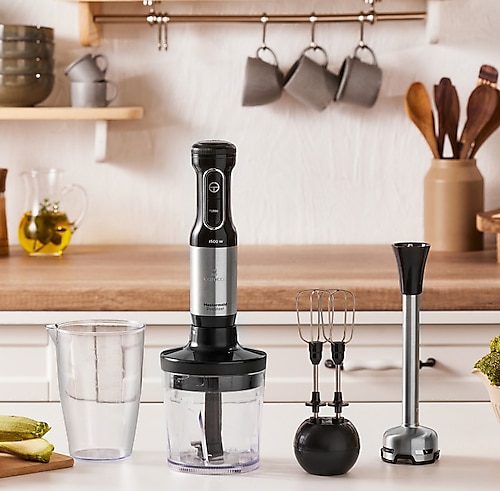 Karaca Mastermaid Prosteel 1500 W Siyah Blender Seti