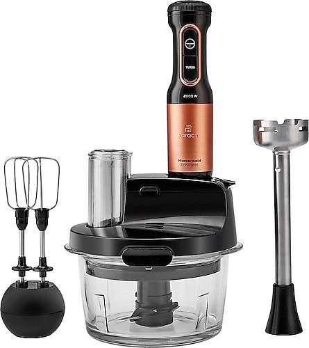 Karaca Mastermaid Prosteel Black Copper 2500 W Cam Mutfak Robotu
