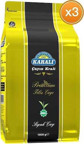 Karali Premium Filiz 1 kg 3'lü Çay