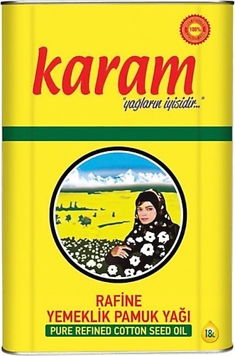 Karam Pamuk Yağı 18 lt