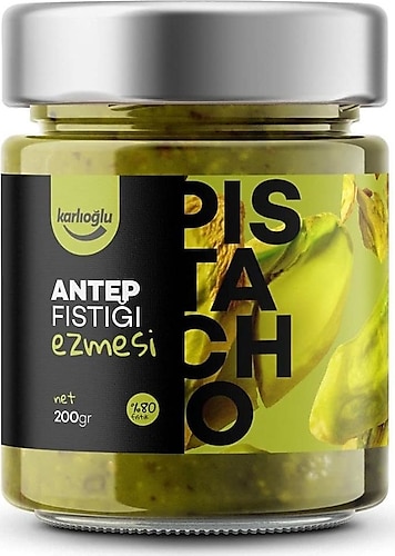 Karlıoğlu Premium Antep Fıstığı Ezmesi 200 gr