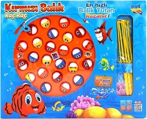 Kayyum Oyuncak Müzıkli Balık Tutma Oyuncagı Kırmızı Balık Oyunu