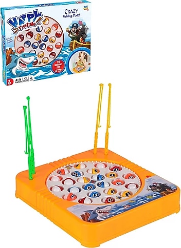 Kayyum Oyuncak Pilli Müzikli Balık Tutma Oyunu Baby Shark Sarkılı Happy Fishing. Eğitici Balık Yakalama Oyunu.