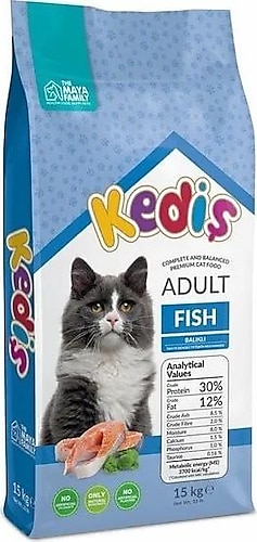 Kediş Balıklı 15 kg Yetişkin Kedi Maması