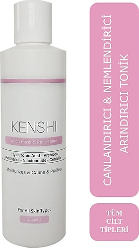 Kenshi Canlandırıcı & Nemlendirici & Arındırıcı ve Gözenek Karşıtı Tüm Ciltler için Tonik 200 ml