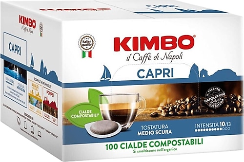 Kimbo Cialda Yassı Pod Uyumlu Kapsül Kahve 100'lü