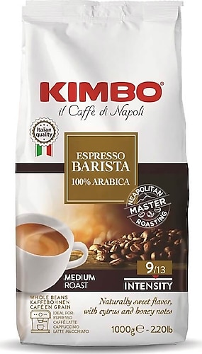 Kimbo Espresso Barista 100% Arabica Çekirdek Kahve 1000 gr