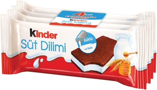 Kinder Süt Dilimi 4x28 gr