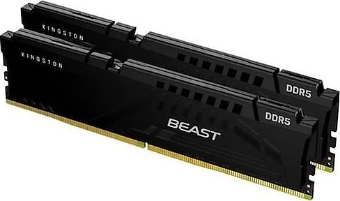 Kingston Beast Black Expo 16 GB (2x8) 6000 MHz CL30 KF560C30BBEK2/16TR DDR5 Ram