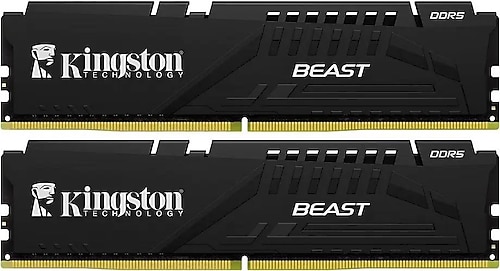 Kingston Beast Black Expo 64 GB (2x32) 6000 Mhz CL30 KF560C30BBEK2/64TR DDR5 Ram