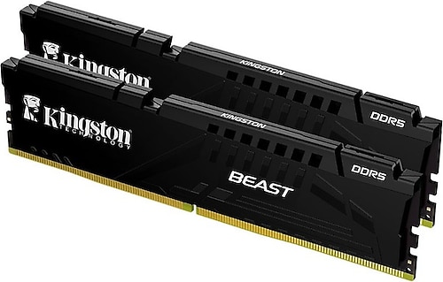 Kingston Beast Expo Black 32 GB (2X16) 6000 MHz CL30 KF560C30BBEK2/32TR DDR5 Ram