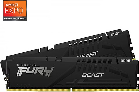 Kingston Fury Beast 32 GB (2x16) 5200 MHz CL36 KF552C36BBEK2/32 DDR5 Ram