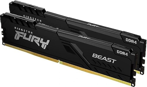 Kingston Fury Beast 64 GB (2x32) 3200 MHz CL16 KF432C16BBK2/64 DDR4 Ram