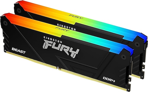 Kingston Fury Beast RGB 64 GB (2x32) 3200 MHz CL16 KF432C16BB2AK2/64 DDR4 Ram
