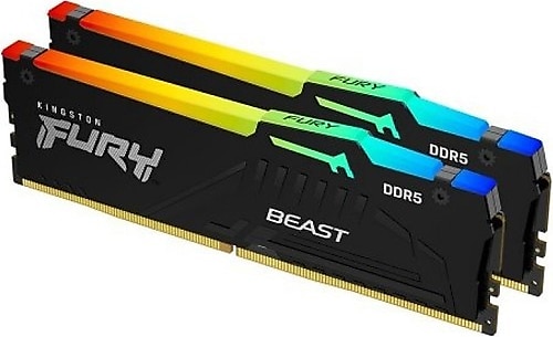 Kingston Fury Beats RGB 16 GB (2x8) 6000 MHz CL36 KF560C36BBEAK2/16 DDR5 Ram