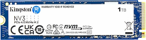 Kingston NV3 SNV3S/1000G PCI-Express 4.0 1 TB M.2 SSD