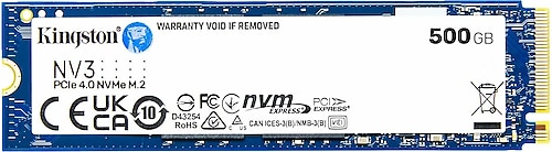 Kingston NV3 SNV3S/500G PCI-Express 4.0 500 GB M.2 SSD