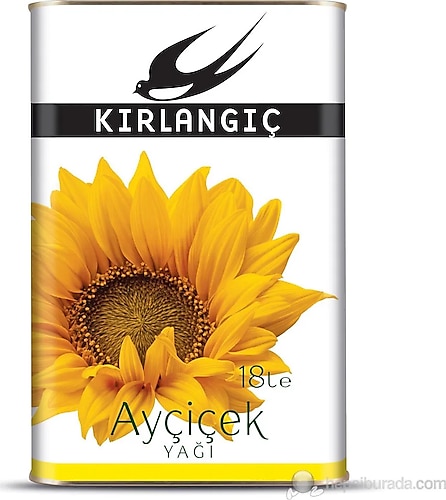Kırlangıç Ayçiçek Yağı 18 lt