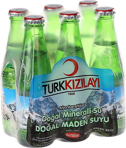 Kızılay Sade Afyonkarahisar Maden Suyu 24x200 ml