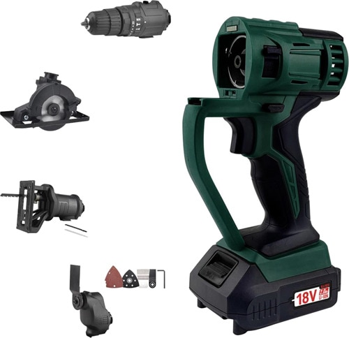 KLpro KLMS18-20 18 V 2 Ah Li-on Çift Akülü Darbeli Vidalama Multi Set