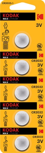 Kodak CR2032 Ultra Lityum 5'li Düğme Pil