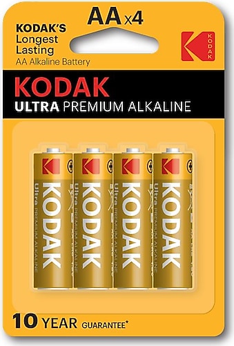 Kodak Ultra Premium Alkalin AA 4'lü Kalem Pil