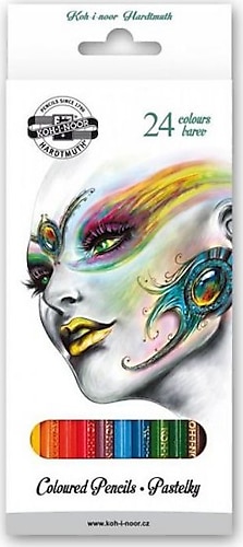 Koh-I-Noor 3554 Fantasy 24'lü Tam Boy Kuru Boya Seti