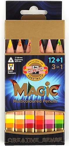 Koh-I-Noor Kohinoor Magic Jumbo Sihirli Kuruboya Kalem Seti 12 Li