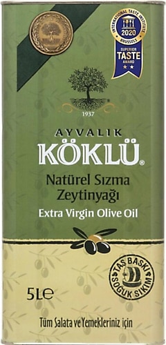 Köklü Zeytincilik Soğuk Sıkım Natürel Sızma Zeytinyağı 5 lt