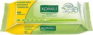 Komili 60 Yaprak 24'lü Paket Islak Mendil