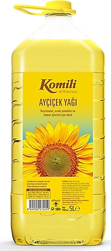Komili Ayçiçek Yağı 5 lt Pet