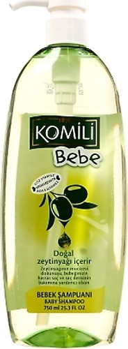 Komili Bebe Doğal Zeytinyağlı Bebek Şampuanı 750 ml 6 Adet