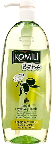 Komili Bebe Doğal Zeytinyağlı Bebek Şampuanı 750 ml