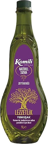 Komili Ege Lezzetlik Yumuşak Natürel Sızma Zeytinyağı 1 lt