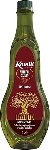 Komili Lezzetlik Meyvemsi Natürel Sızma Zeytinyağı 1 lt