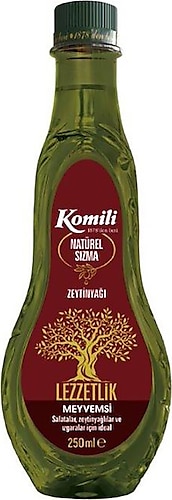 Komili Lezzetlik Meyvemsi Natürel Sızma Zeytinyağı 250 ml