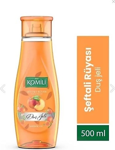 Komili Şeftali Rüyası Vegan Duş Jeli - Şeftali Ve Yaz Meyveleri Kokulu - 500 ml