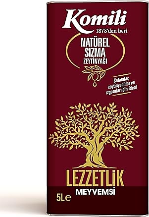 Komili Sızma Zeytinyağı 5 lt Teneke