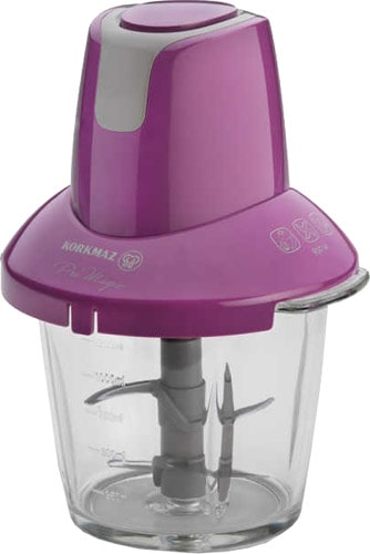 Korkmaz A460-03 Pro Magic Mor 900 W 4 Bıçaklı Cam Doğrayıcı