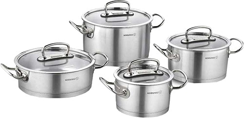 Korkmaz Proline A1147 Inox 8 Parça Tencere Seti